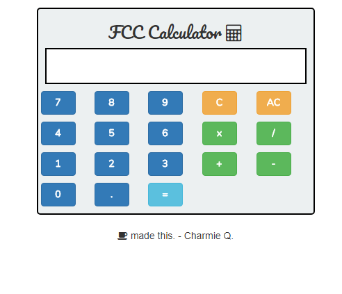 FCC Basic Calculator
